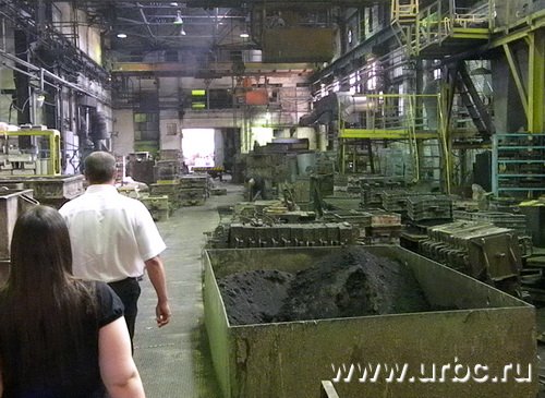 Литейный цех Уральского компрессорного завода