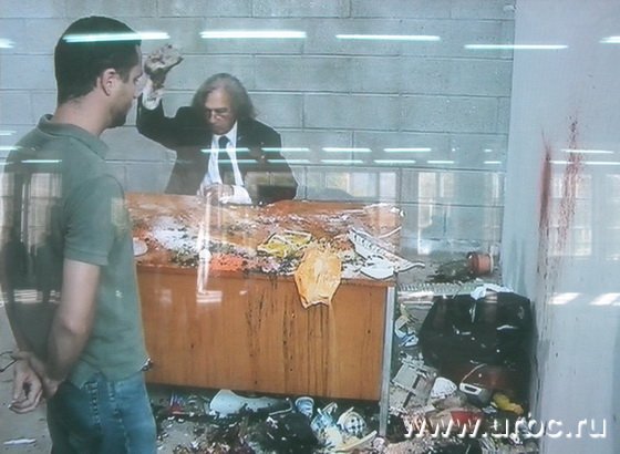 Видеотворение  американца  Джимми Дурама на уральской выставке