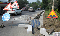Дорожный ремонт: Тротуары «отстают»