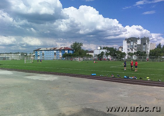 Новое футбольное поле в Первоуральске