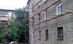 Катастрофа капремонта. Фотография предоставлена жителями дома по адресу Комсомольская, 59в