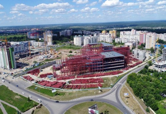 ЕВРАЗ произвел более 4,5 тыс. тонн стального двутавра для строительства торгового комплекса в Брянске