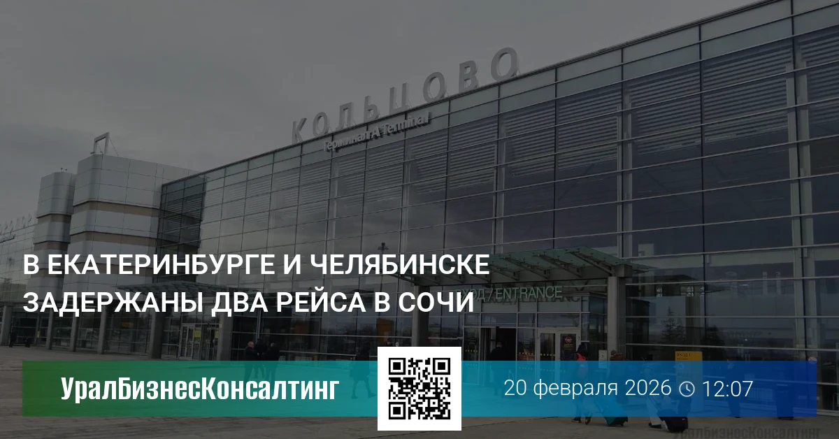 В Екатеринбурге и Челябинске задержаны два рейса в Сочи