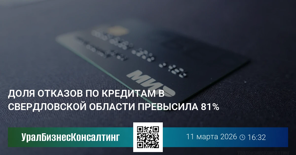 Доля отказов по кредитам в Свердловской области превысила 81%