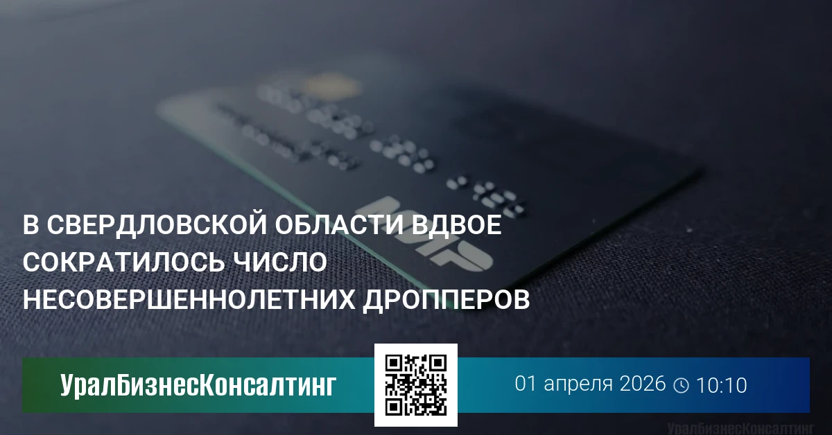 В Свердловской области вдвое сократилось число несовершеннолетних дропперов