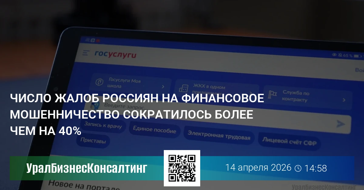 Число жалоб россиян на финансовое мошенничество сократилось более чем на 40%