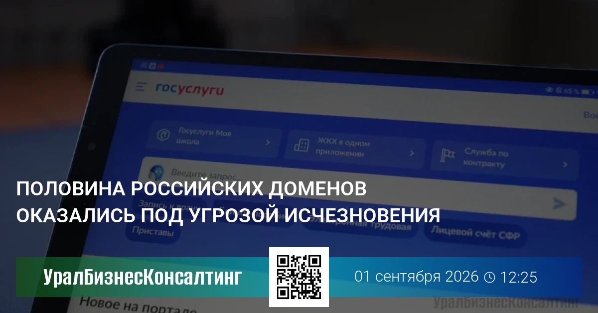 Половина российских доменов оказались под угрозой исчезновения