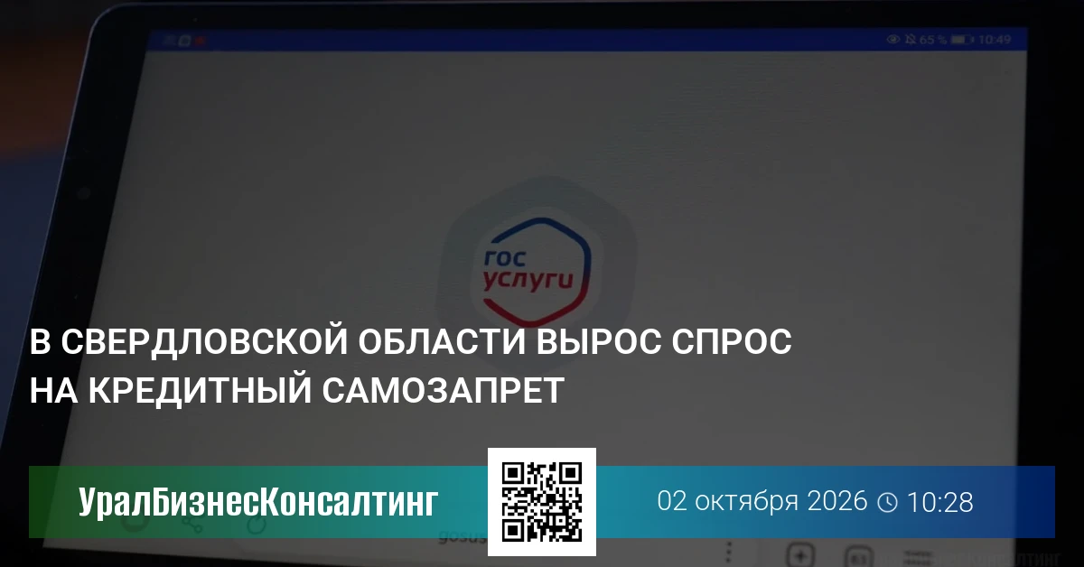 В Свердловской области вырос спрос на кредитный самозапрет