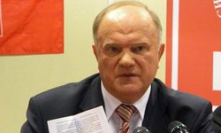 Лидер Коммунистической партии России Геннадий Зюганов