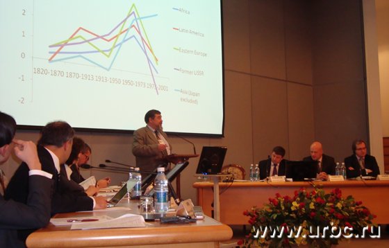 Норвежский экономист Эрик Райнерт посетил конференцию, чтобы поделиться своим видением экономики России