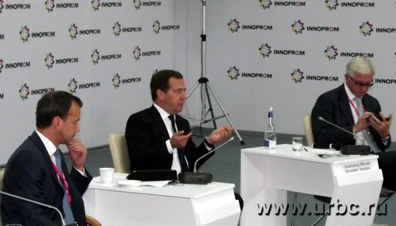 Дмитрий Медведев на «Иннопроме-2013»