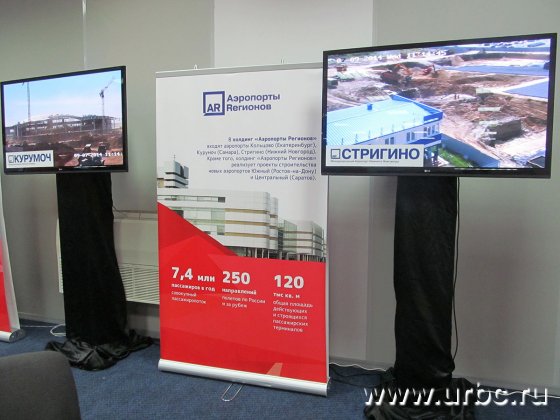 «Аэропорты регионов» представлены информационным стендом и интерактивным экраном