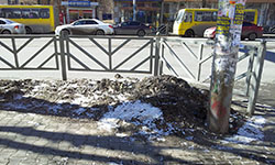 Мало снега — много грязи: службы благоустройства проверили качество уборки города