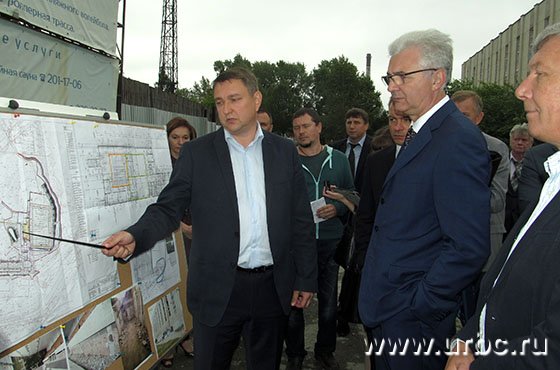  Директор СК «Калининец» Владимир Нагибин рассказал о ходе работ на площадке