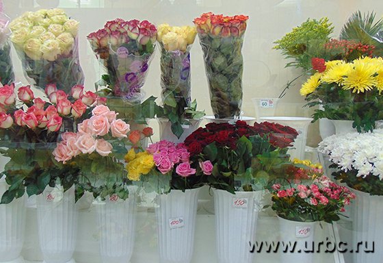 Цены на цветы в Екатеринбурге остаются на прошлогоднем уровне