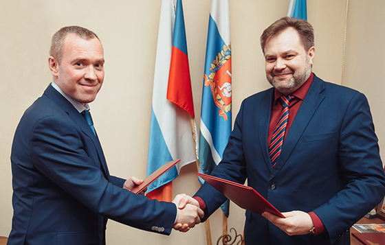 Администрация городского округа Дегтярск и СКБ-банк подписали соглашение о социально-экономическом сотрудничестве