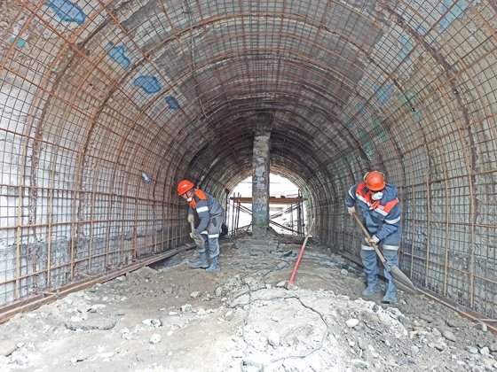 ЕВРАЗ выделил 4,7 млн рублей на ремонт пешеходного тоннеля в Междуреченске