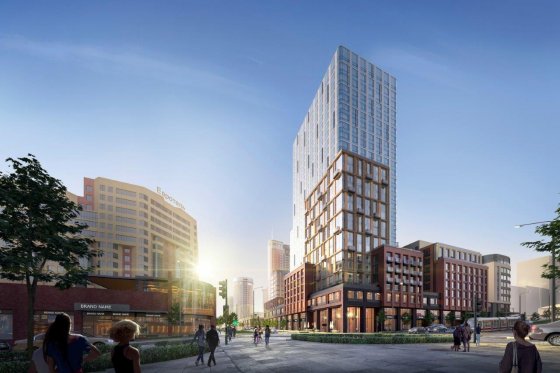 «Атомстройкомплекс» начал строительство 27-этажного комплекса апартаментов в центре Екатеринбурга