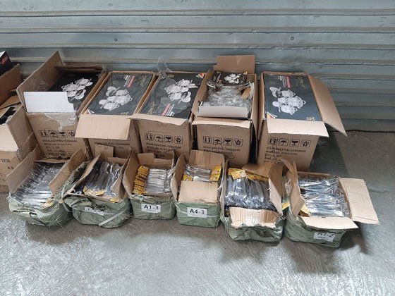 На границе в Челябинской области изъято 670 единиц контрафактной посуды Zepter