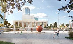В Екатеринбурге готовятся благоустроить Октябрьскую площадь