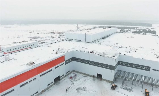 ЕВРАЗ завершил строительство главного производственного корпуса завода железнодорожных колес в Свердловской области