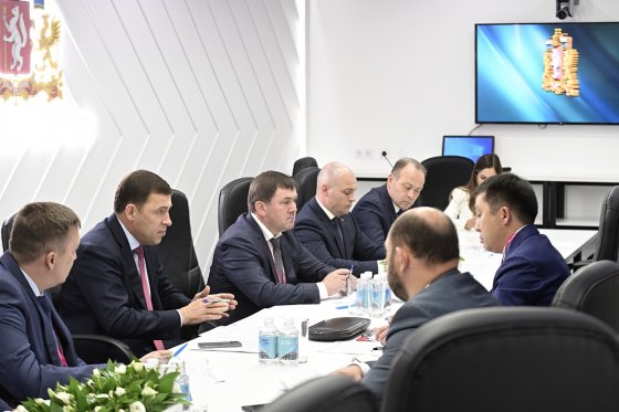 Свердловский губернатор Евгений Куйвашев предложил новые направления сотрудничества региона с Казахстаном