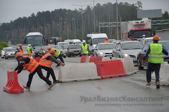 В Екатеринбурге запущено движение по путепроводу на пересечении Луганской улицы и Объездной автодороги
