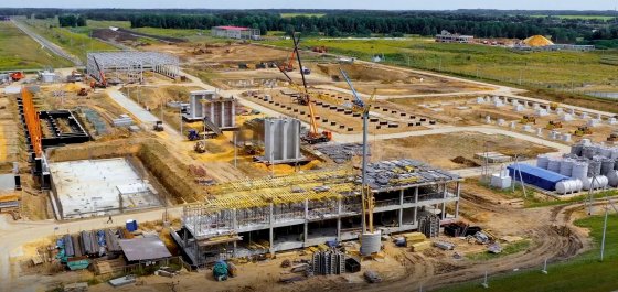 Строители нового завода ЕВРАЗ Узловая приступили к возведению объектов