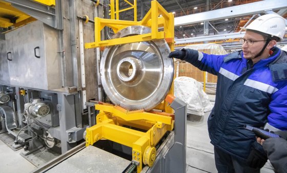 На новом предприятии ЕВРАЗа началась пусконаладка линии контроля качества колес