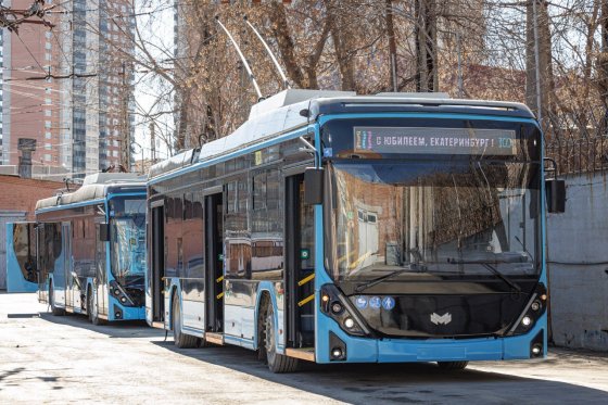 В Екатеринбурге начали обкатку новых троллейбусов