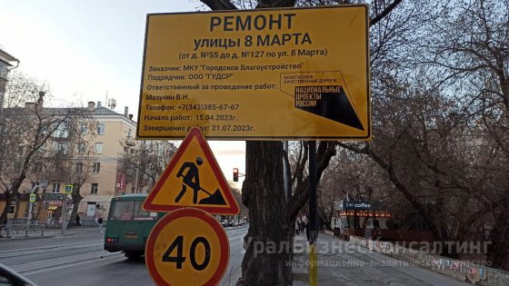В Екатеринбурге с 6 по 9 мая будет закрыто движение на перекрестке улиц 8 Марта и Большакова