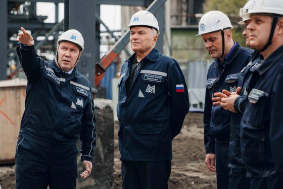Председатель совета директоров ПАО «ММК» Виктор Рашников проинспектировал строительство комплекса коксовой батареи № 12