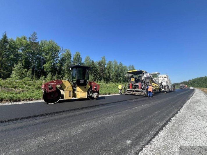 Свердловские дорожники досрочно сдадут в эксплуатацию обновленную автомагистраль в Шалинском районе