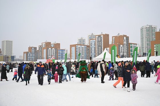 В Академическом прошли масленичные гуляния