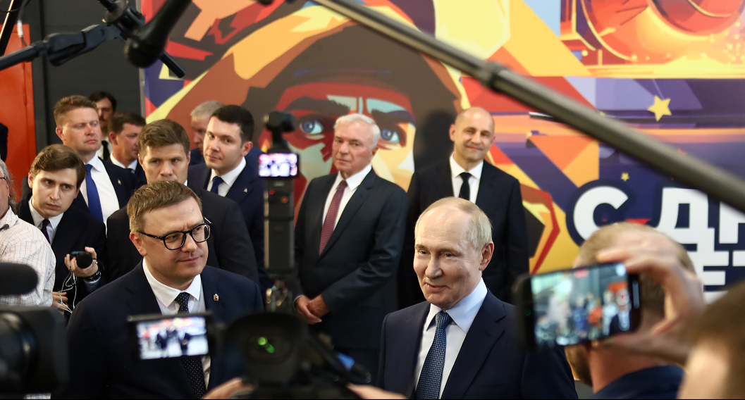 Владимир Путин запустил новый цех машиностроительной продукции ММК